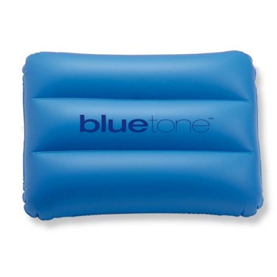 Branded Promotional SIESTA INFLATABLE BEACH PILLOW in Blue Beach Pillow From Concept Incentives.