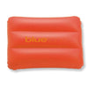 Branded Promotional SIESTA INFLATABLE BEACH PILLOW in Red Beach Pillow From Concept Incentives.