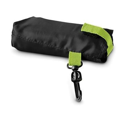 Branded Promotional SHOPPER TOTE BAG in Pouch in Black Bag From Concept Incentives.