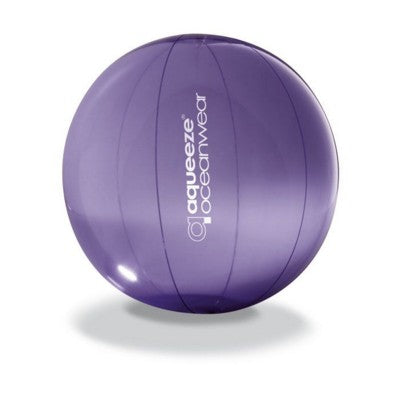 Branded Promotional BEACH BALL in Translucent Blue PVC Beach Ball From Concept Incentives.