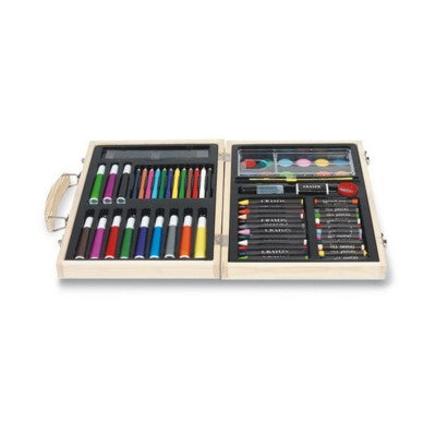 Branded Promotional ARTIST SET in Wood Box Colouring Set From Concept Incentives.
