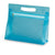 Branded Promotional CLEAR TRANSPARENT LADIES COSMETICS VANITY BAG in Blue Cosmetics Bag From Concept Incentives.