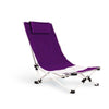 Branded Promotional CAPRI BEACH CHAIR with Steel Frame in Purple Chair From Concept Incentives.