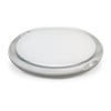 Branded Promotional DOUBLE COMPACT LADIES HANDBAG MIRROR in Round Shape in Clear Transparent Mirror From Concept Incentives.