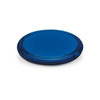 Branded Promotional DOUBLE COMPACT LADIES HANDBAG MIRROR in Round Shape in Transparent Blue Mirror From Concept Incentives.