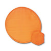 Branded Promotional FOLDING NYLON FRISBEE in Orange Frisbee From Concept Incentives.