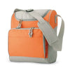 Branded Promotional COOL BAG with Front Pocket in Orange Cool Bag From Concept Incentives.