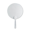 Branded Promotional MANUAL HAND FAN in White Fan From Concept Incentives.