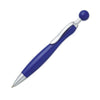 Branded Promotional RETRACTABLE BALL PEN with Ball Plunger in Blue Pen From Concept Incentives.