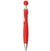 Branded Promotional RETRACTABLE BALL PEN with Ball Plunger in Red Pen From Concept Incentives.