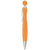 Branded Promotional RETRACTABLE BALL PEN with Ball Plunger in Orange Pen From Concept Incentives.