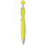 Branded Promotional RETRACTABLE BALL PEN with Ball Plunger in Lime Green Pen From Concept Incentives.