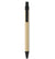 Branded Promotional BIODEGRADABLE PLASTIC & RECYCLABLE PAPER BARREL BALL PEN in Black Pen From Concept Incentives.