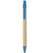 Branded Promotional BIODEGRADABLE PLASTIC & RECYCLABLE PAPER BARREL BALL PEN in Blue Pen From Concept Incentives.