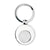 Branded Promotional earring METAL KEYRING with Metal Token in Shiny Silver Keyring From Concept Incentives.