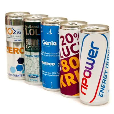 Branded Promotional ENERGY DRINK CAN Energy Drink From Concept Incentives.