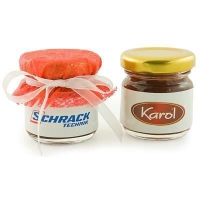 Branded Promotional 40G GLASS JAR OF JAM Jam From Concept Incentives.
