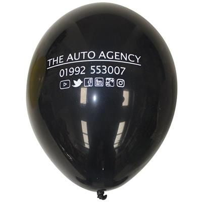 Branded Promotional 10 INCH LATEX BALLOON Balloon From Concept Incentives.