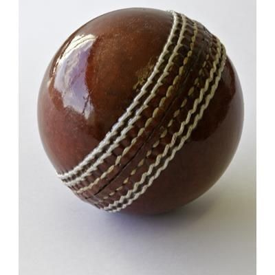Branded Promotional CRICKET SPORTS BALL in Red Cricket Ball From Concept Incentives.