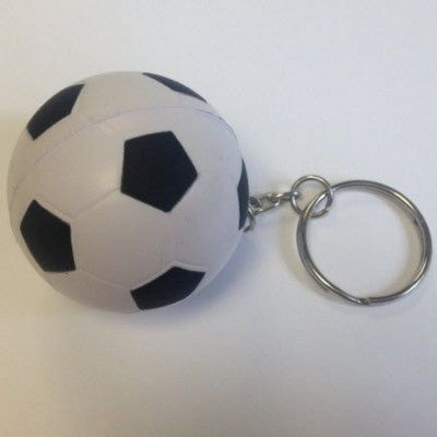 Branded Promotional FOOTBALL FOAM KEYRING Keyring From Concept Incentives.