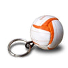 Branded Promotional PVC MINI FOOTBALL KEYRING in White Keyring From Concept Incentives.