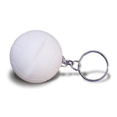 Branded Promotional STRESS VOLLEYBALL KEYRING Keyring From Concept Incentives.