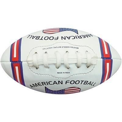Branded Promotional SIZE 1 PROMOTIONAL PVC AMERICAN FOOTBALL Rugby Ball From Concept Incentives.