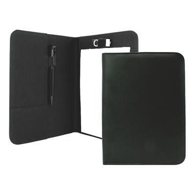 Branded Promotional CLAPHAM A5 CONFERENCE PAD HOLDER Conference Folder From Concept Incentives.