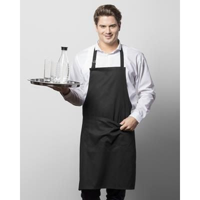 Branded Promotional BISTRO BY JASSZ LISBON COTTON BIB APRON Apron From Concept Incentives.