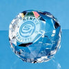 Branded Promotional 5CM COLOUR OPTICAL GLASS CRYSTAL FACET BALL PAPERWEIGHT Paperweight From Concept Incentives.