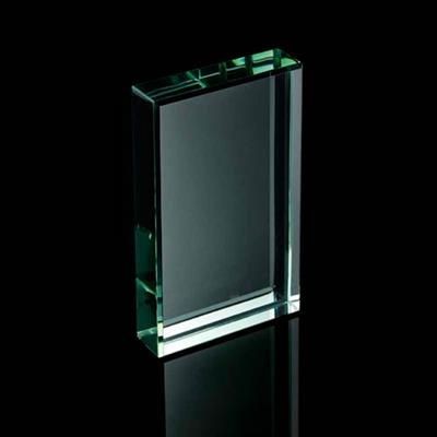 Branded Promotional JADE GREEN RECTANGULAR PAPERWEIGHT Paperweight From Concept Incentives.