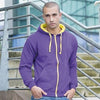 Branded Promotional AWDIS VARSITY ZOODIE HOODED HOODY SWEATSHIRT Sweatshirt From Concept Incentives.