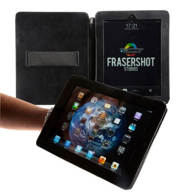 Branded Promotional IPAD CASE in Black iPad From Concept Incentives.