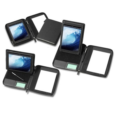 Branded Promotional HOUGHTON ZIP ADJUSTABLE MINI TABLET CASE in Black iPad From Concept Incentives.