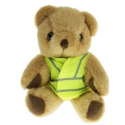 Branded Promotional 13CM HONEY JOINTED BEAR Soft Toy From Concept Incentives.