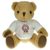 Branded Promotional 30CM HONEY JOINTED BEAR with Tee Shirt Soft Toy From Concept Incentives.