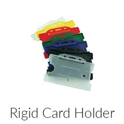 Branded Promotional RIGID CARD HOLDER Lanyard Accessory From Concept Incentives.