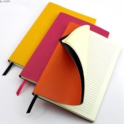 Branded Promotional FLEXI NOTE BOOK in Colours Jotter From Concept Incentives.