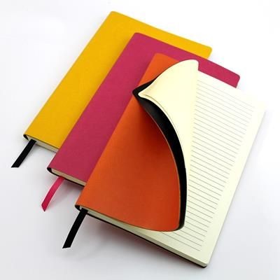 Branded Promotional A5 FLEXI NOTE BOOK with Belluno or Torino to Exterior Journal Note Book From Concept Incentives.