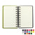 Branded Promotional A6 WIRO NOTE BOOK BELLUNO PU COLOURS Note Pad From Concept Incentives.