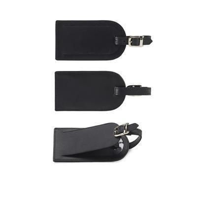 Branded Promotional SANDRINGHAM NAPPA LEATHER LUGGAGE TAG Luggage Tag From Concept Incentives.