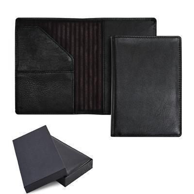 Branded Promotional SANDRINGHAM NAPPA LEATHER PASSPORT WALLET Passport Holder Wallet From Concept Incentives.