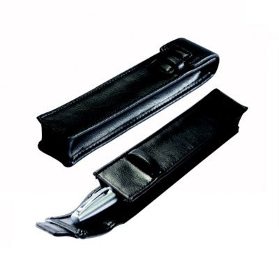 Branded Promotional SANDRINGHAM NAPPA LEATHER PEN CASE in Black Pen Presentation Pouch From Concept Incentives.