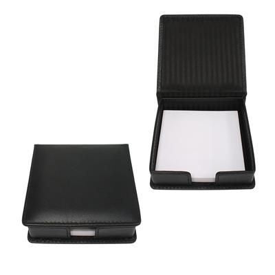 Branded Promotional SANDRINGHAM NAPPA LEATHER PAPER PAD HOLDER Desk Blotter From Concept Incentives.