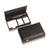 Branded Promotional SANDRINGHAM NAPPA LEATHER DESK TIDY ORGANIZER in Black Desk Tidy From Concept Incentives.