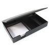 Branded Promotional SANDRINGHAM NAPPA LEATHER DESK TIDY ORGANIZER Desk Gift Set From Concept Incentives.