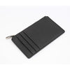 Branded Promotional SANDRINGHAM NAPPA LEATHER RFID PROTECTED CARD WALLET with Side Zip Purse From Concept Incentives.