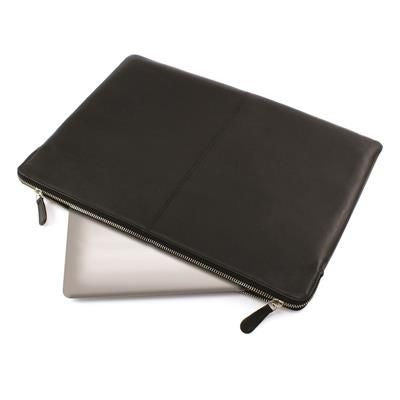 Branded Promotional SANDRINGHAM NAPPA LEATHER LAPTOP CASE Bag From Concept Incentives.