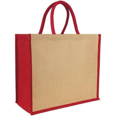Branded Promotional ECO-NATURAL YALDING JUTE TOTE GROUP Bag From Concept Incentives.