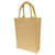 Branded Promotional OVERSIZE A4 GIFT NATURAL JUTE SHOPPER TOTE BAG with 40cm Handles Bag From Concept Incentives.